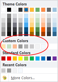 Custom Colors in PowerPoint