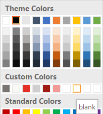 Custom Colors - Dummy Blank Colors