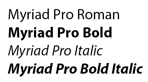 Choosing Fonts for Office - A font family