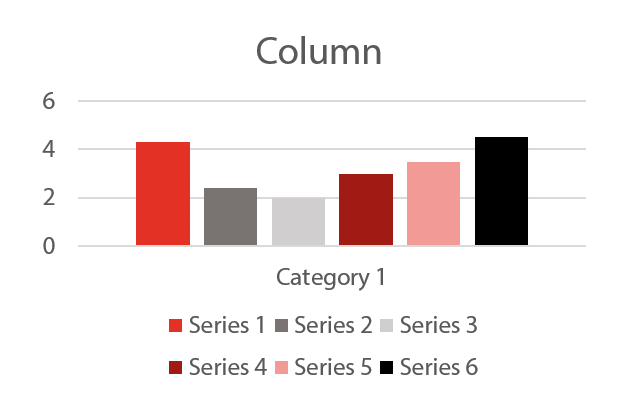 Great Color Themes - Column Chart