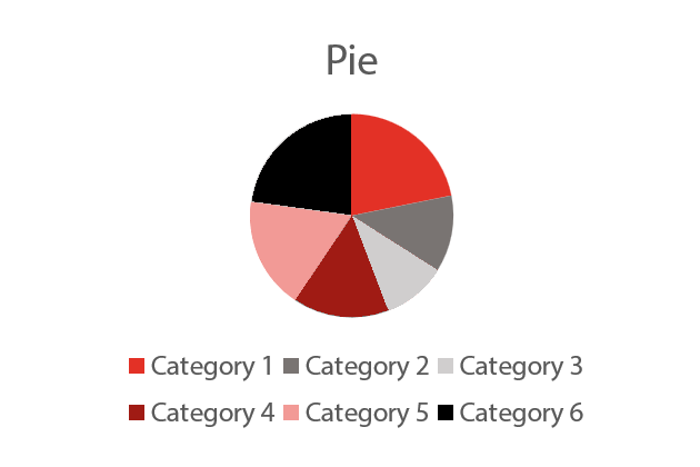 Great Color Themes - Pie Chart