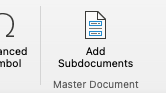Automated Word Master Documents